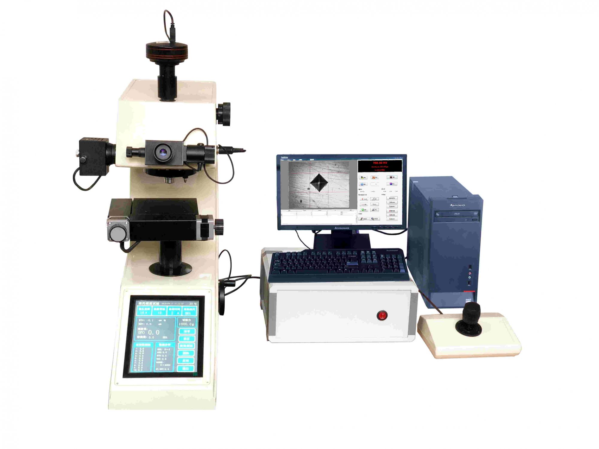 HVS-1000AT/EOS100B半自動(dòng)顯微維氏硬度計(jì)